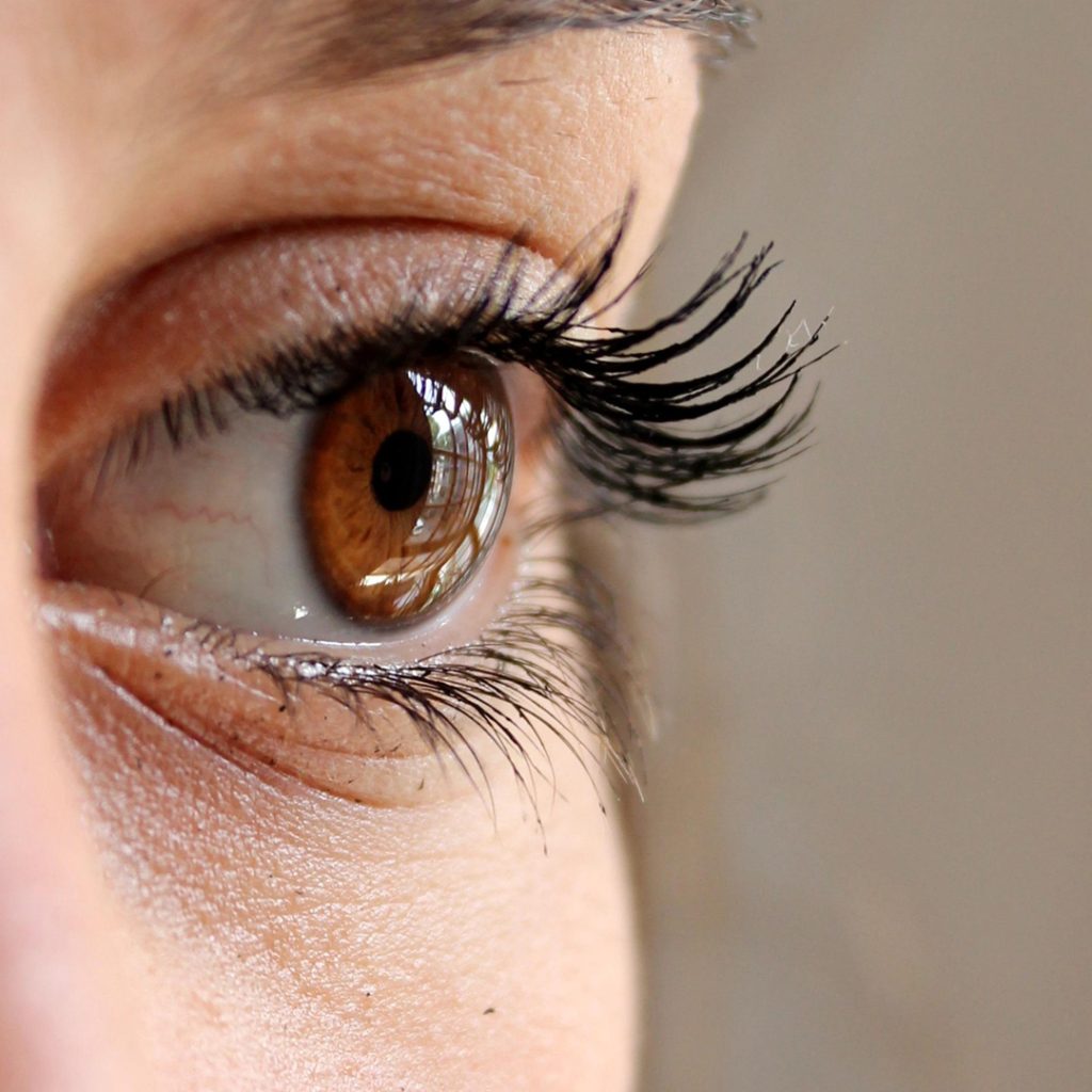 A close-up of a beautifully defined and natural-looking double eyelid crease, showcasing the results of bespoke double eyelid surgery at Medinova.